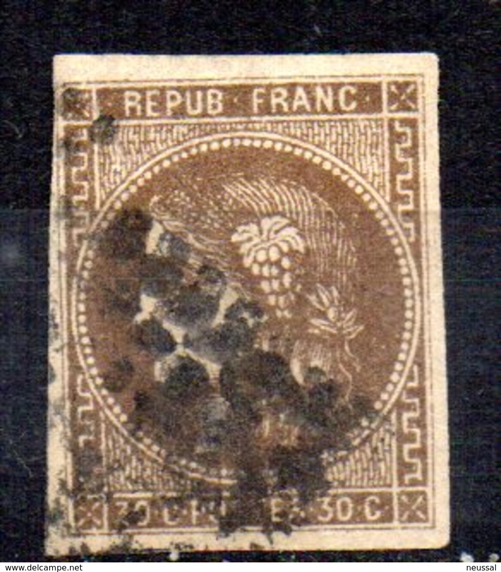 Sello Nº 47  Francia- - 1870 Emisión De Bordeaux