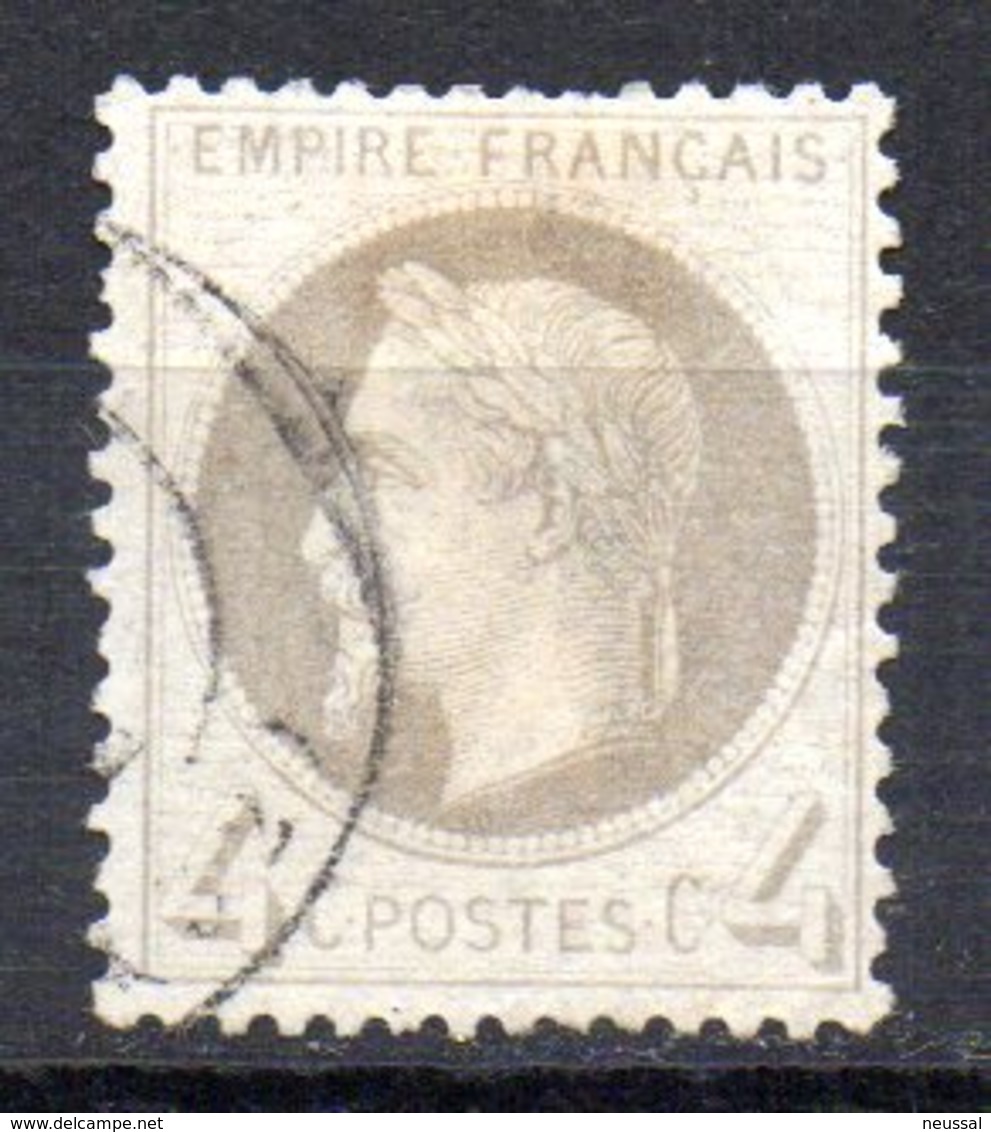 Sello Nº 27  Francia - 1863-1870 Napoléon III Con Laureles