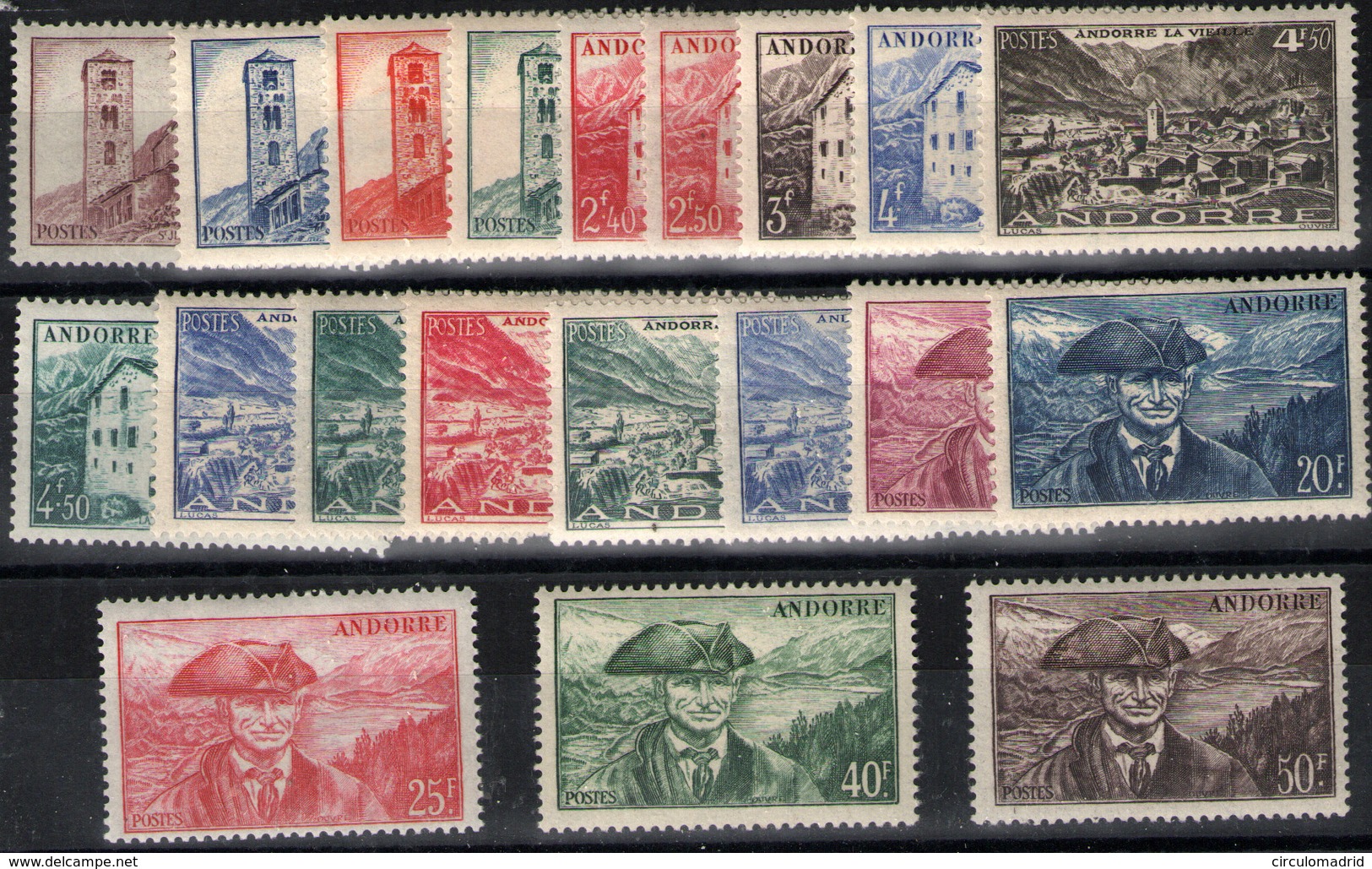 Andorra Francesa Nº 100/18. - Neufs