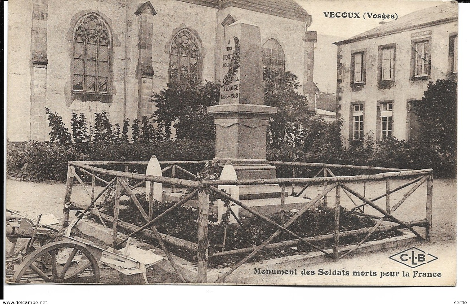 88 - Vecoux - Monument Des Soldats Morts Pour La France - Autres & Non Classés