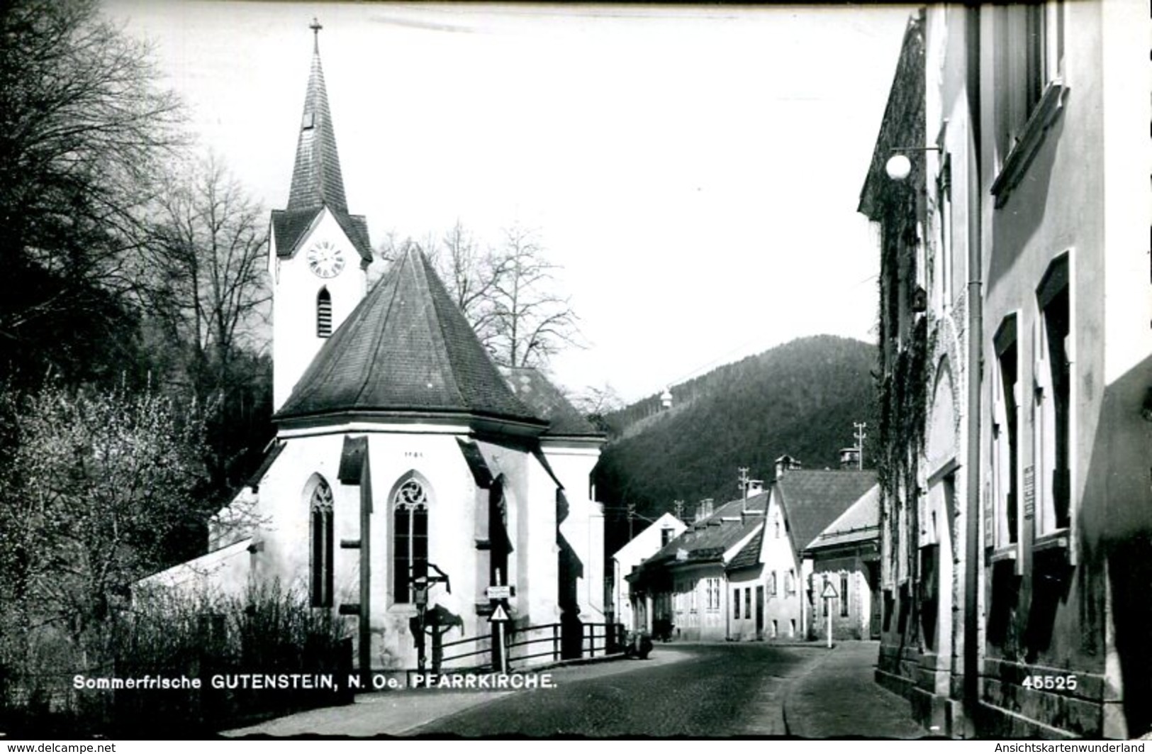 007570  Sommerfrische Gutenstein - Pfarrkirche  1960 - Gutenstein