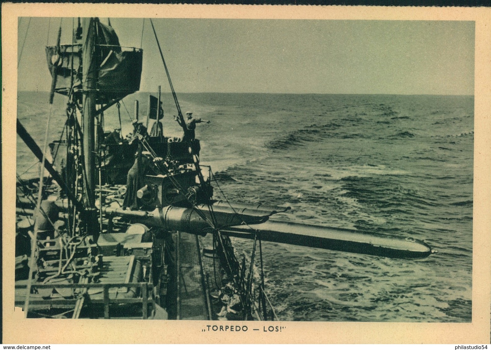 1939, Propagandakarte "Torpedo Los" Sent From STUTTGART 28.4.39 To A Soldier In Ludwisgburg Barracks - Maritime