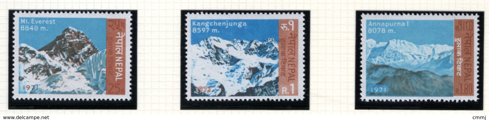 1970 - NEPAL  -  Mi. Nr.  268/270 - NH - (CW4755.42) - Nepal