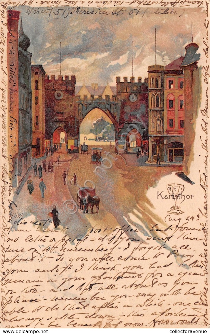 Cartolina Munchen Karlstor 1903 - Non Classificati