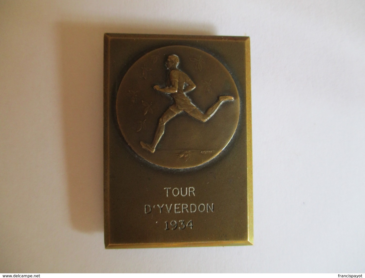 Suisse: Tour D'Yverdon 1934 (médaille De Table) - Autres & Non Classés