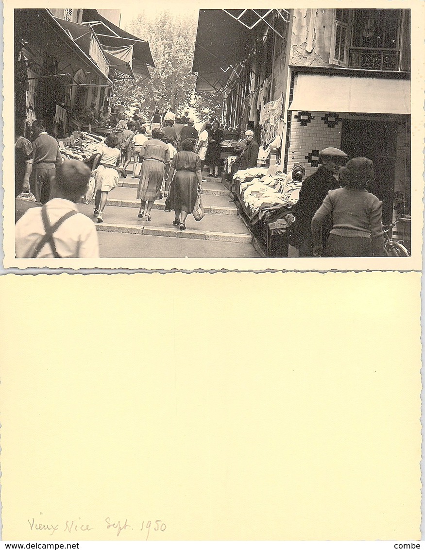 PHOTO 132 X 84. VIEUX NICE SEPT 1950 - Other & Unclassified