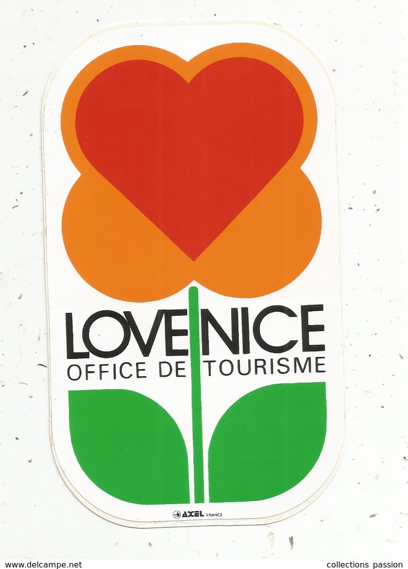 Autocollant , LOVE NICE , Office De Tourisme - Adesivi