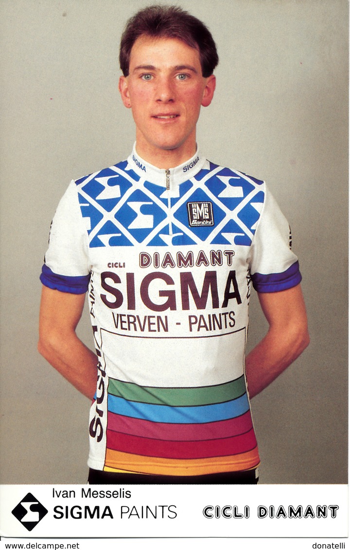 MESSELIS Ivan BEL (Roeselare (West-Vlaanderen), 28-3-'58) 1987 Sigma - Diamant - Cyclisme