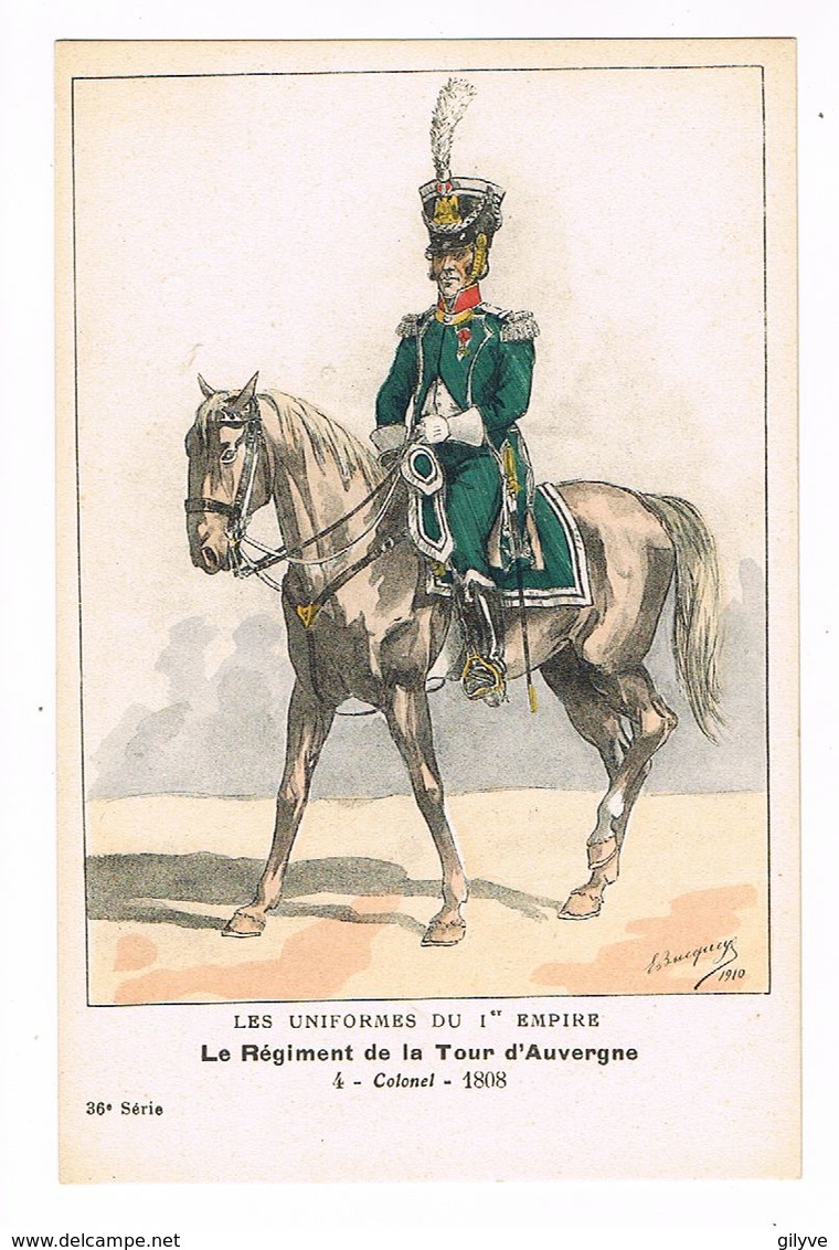 Uniforme.1er Empire. Colonel. 1808.   BUCQUOY.  (67) - Uniforms