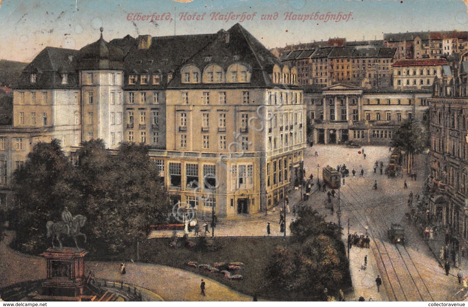 Cartolina Elberfeld Hotel Kaiserhof 1921 - Non Classificati