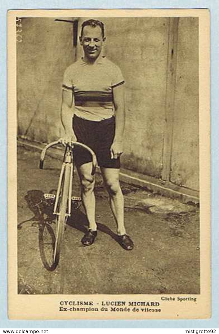 CP SPORTING : Lucien MICHARD Ex-champion Du Monde De Vitesse. Cyclisme, Vélo. - Cyclisme