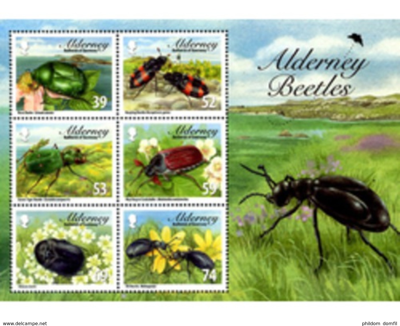 Ref. 312416 * MNH * - ALDERNEY. 2012. POLILLAS - Ragni