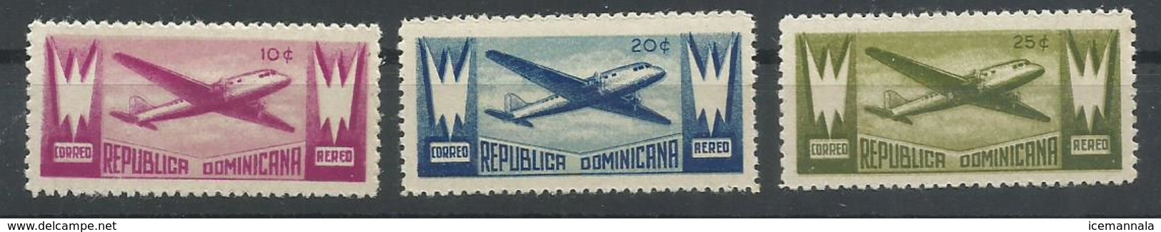 DOMINICA YVERT  AEREO   48/50   MNH  ** - Dominica (1978-...)