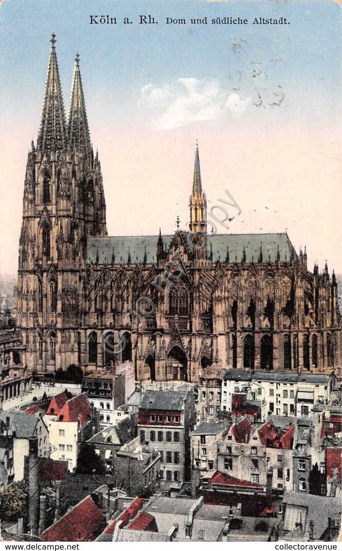 Cartolina Koln Dom Und Sudliche Altstadt Anni '30 - Non Classificati