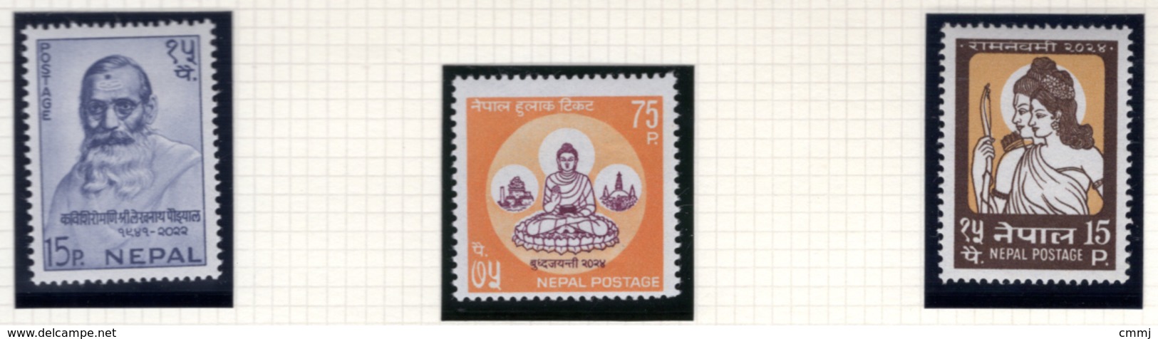 1967 - NEPAL  -  Mi. Nr.  209+211+212 - NH - (CW4755.43) - Nepal