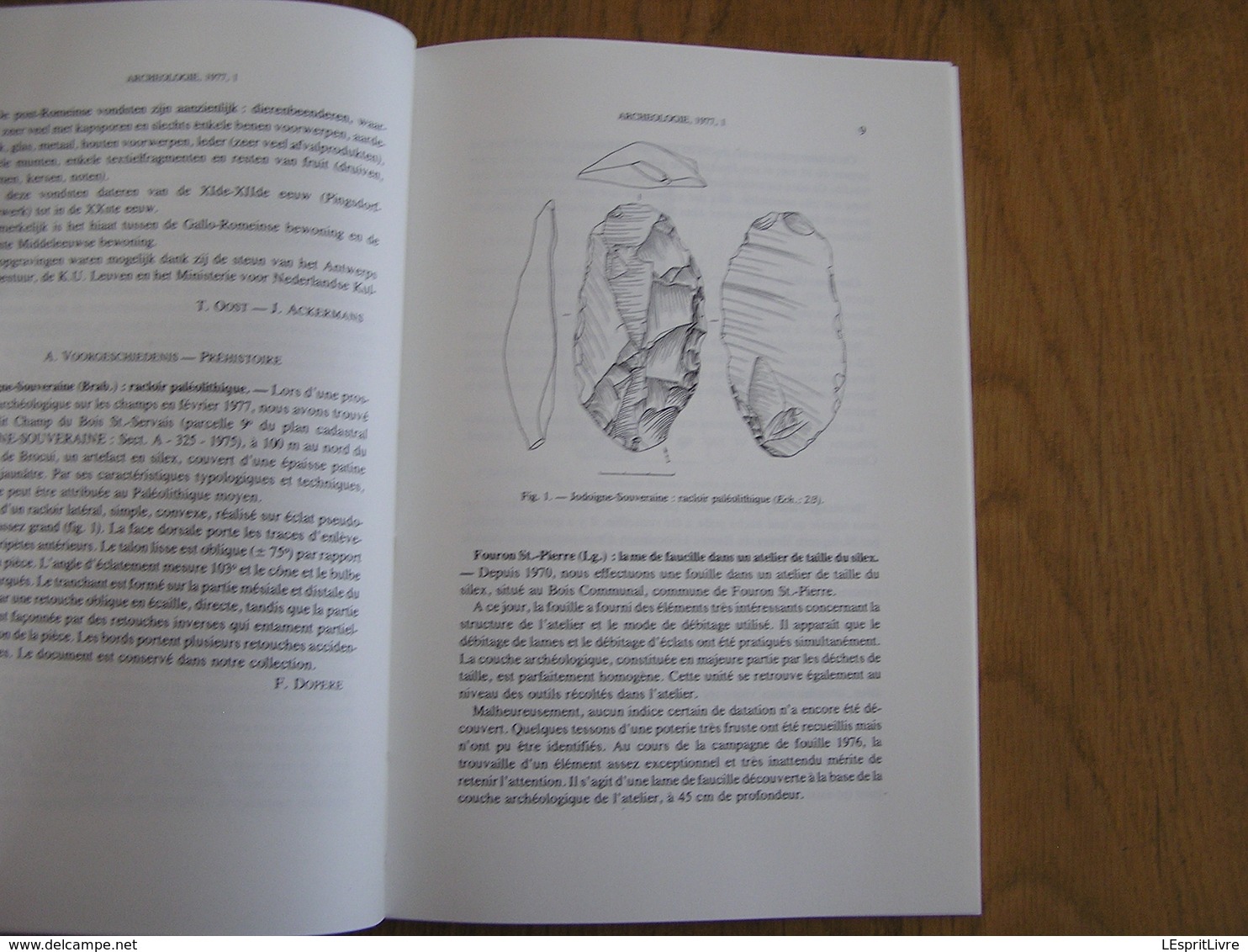 ARCHEOLOGIE 1977 - 1 Régionalisme Belgique Fouilles Gallo Romaine Namur Aalst Huy Amay Froyennes Saint Mard Havelange - Arqueología