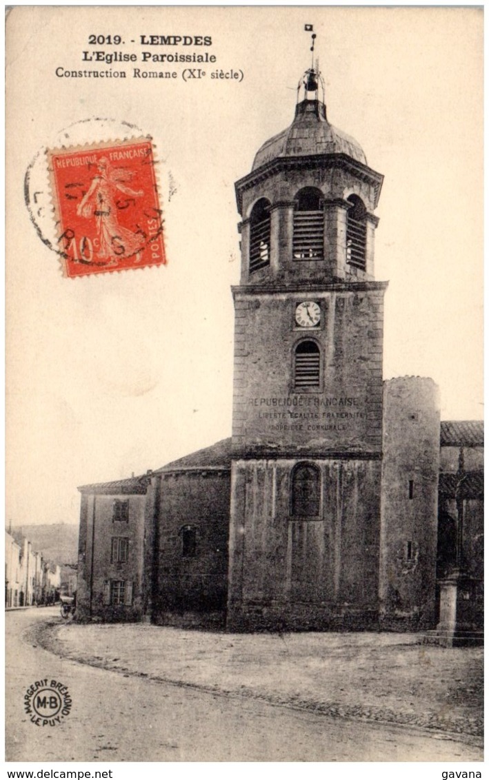 63 LEMPDES - L'église Paroissiale - Lempdes