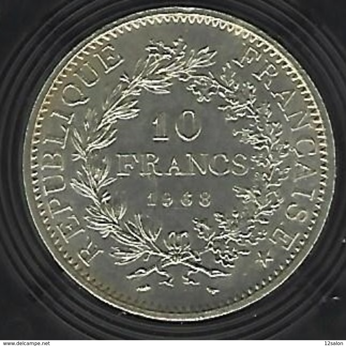 FRANCE ARGENT 10 FRANCS HERCULE 1968 - Autres & Non Classés