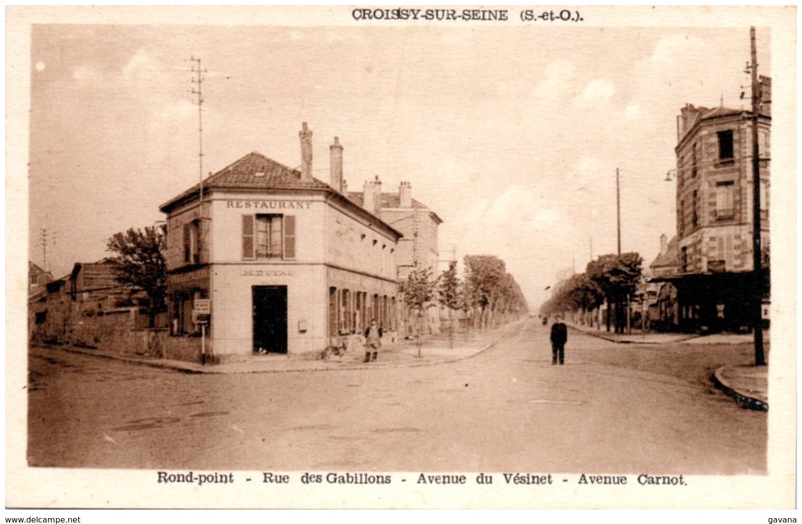 78 CROISSY-sur-SEINE - Rue Des Gabillons - Avenue Du Vésinet - Avenue Carnot - Croissy-sur-Seine
