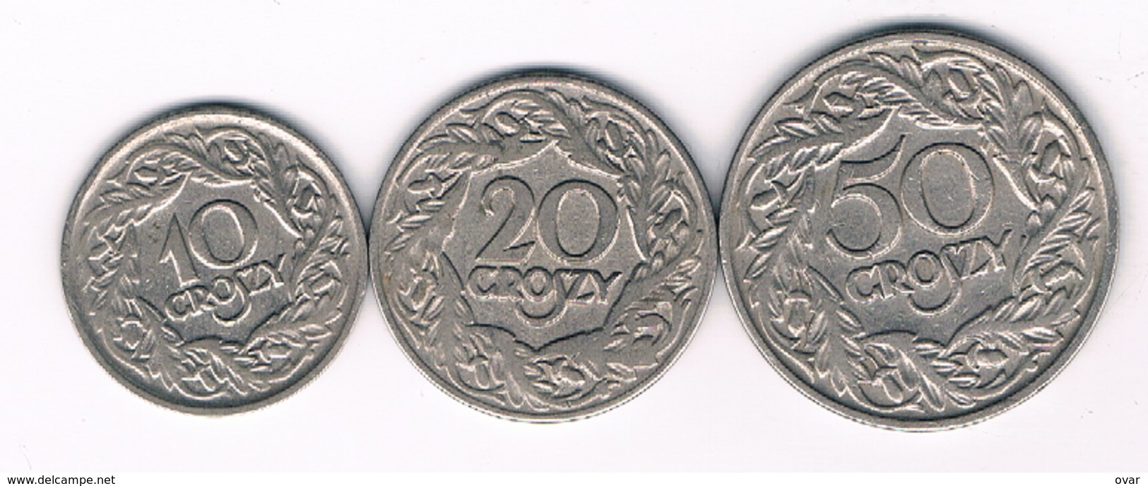 10+20+50 GROSZY 1923 POLEN//5567/ - Pologne