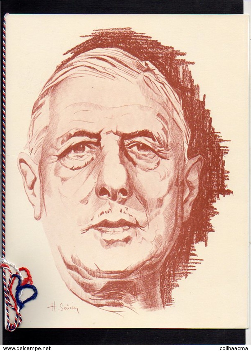 1977 Paris,Colombey Les Deux Eglises / Militaria / Pochette Premier Jour N° 1941 X 4  Mémorial Général De Gaulle - De Gaulle (Général)