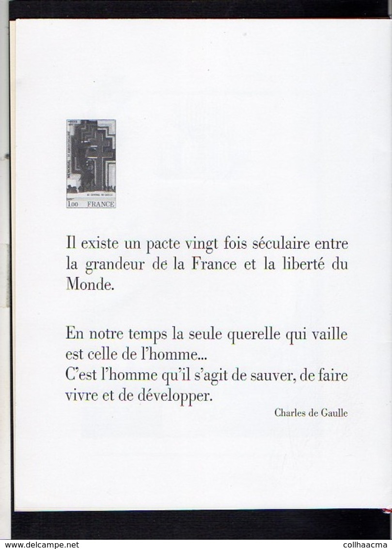 1977 Paris,Colombey Les Deux Eglises / Militaria / Pochette Premier Jour N° 1941 X 4  Mémorial Général De Gaulle - De Gaulle (Général)