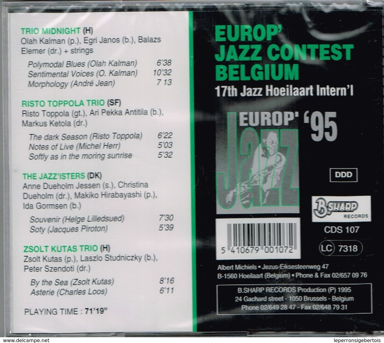 Jazz - Europ Jazz Contest Belgium 1995 - Jazz