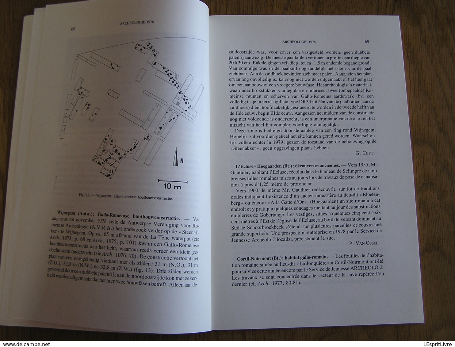ARCHEOLOGIE 1978 - 2 Régionalisme Belgique Fouilles Gallo Romaine Poperinge Theux Flobecq Waudrez Lens Saint Remy