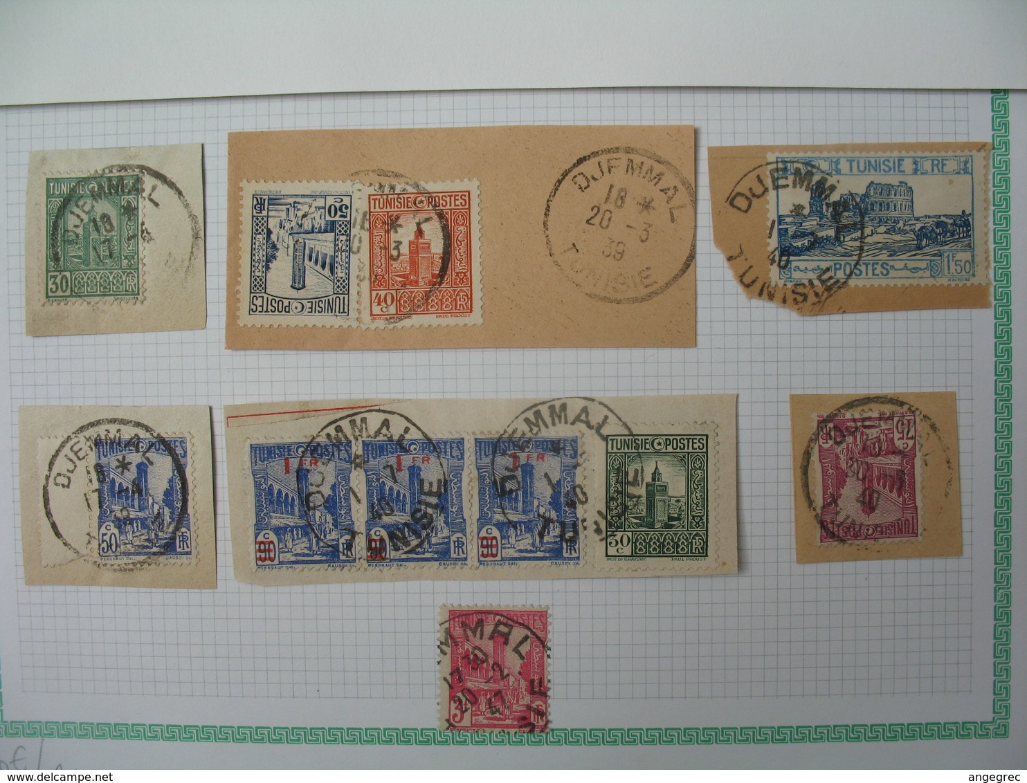 Tunisie Oblitéré, Lot De Timbres, Oblitération  choisies De Djemmal   Voir Scan - Used Stamps