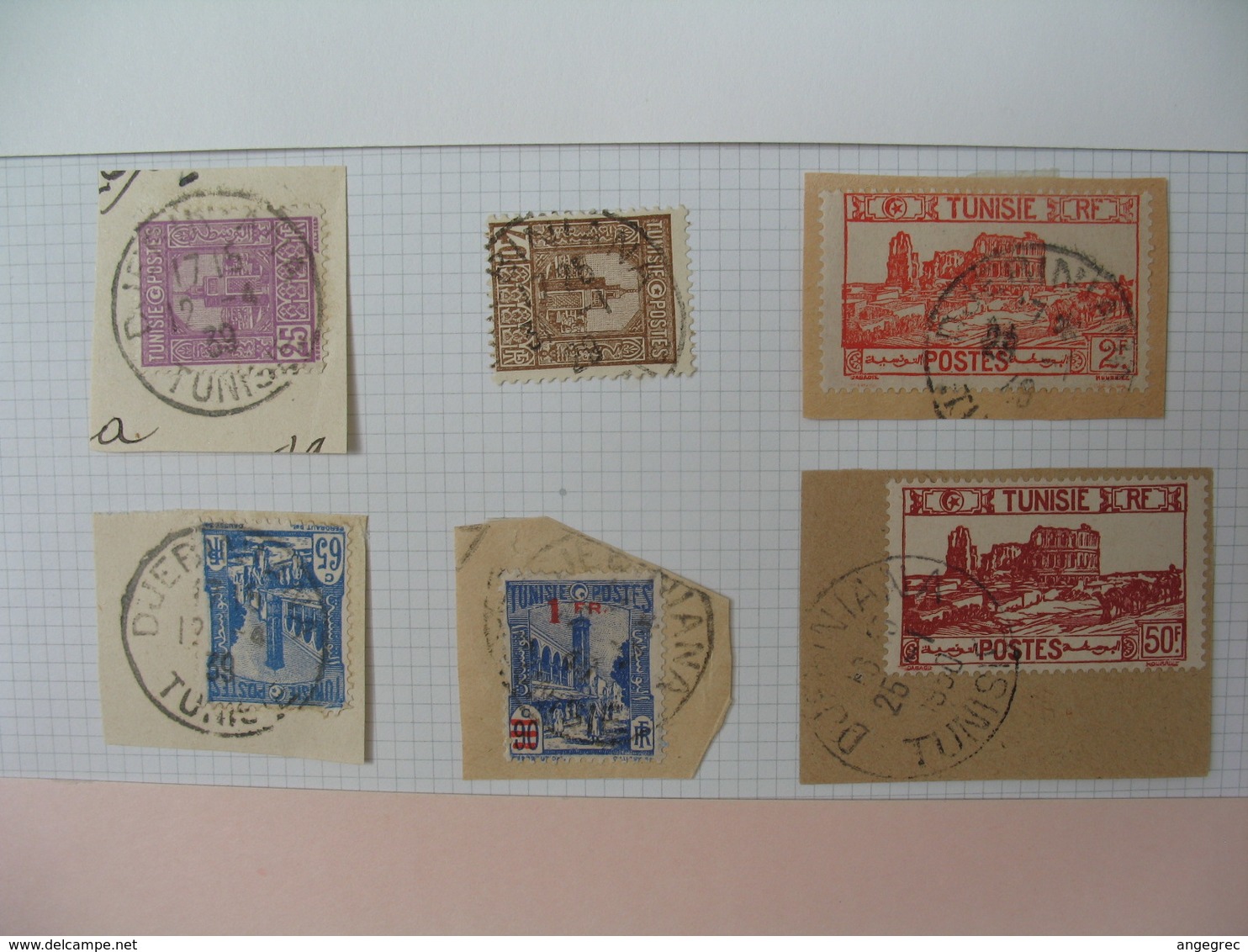 Tunisie Oblitéré, Lot De Timbres, Oblitération  choisies De  Djebiniana  Voir Scan - Used Stamps