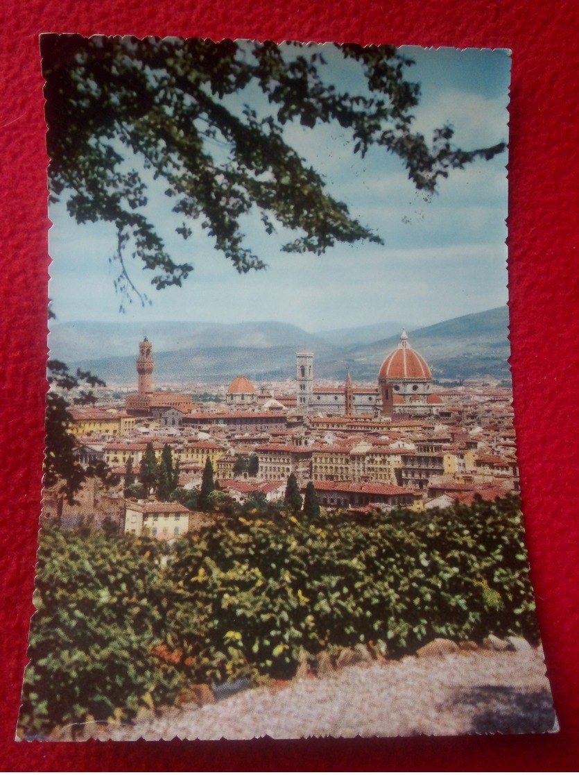 FIRENZE Panorama Viaggiata Anni 50 - Firenze