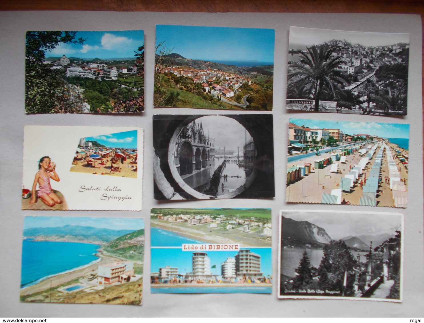 LOT DE 1000 CARTES POSTALES D'ITALIE - 500 Postcards Min.