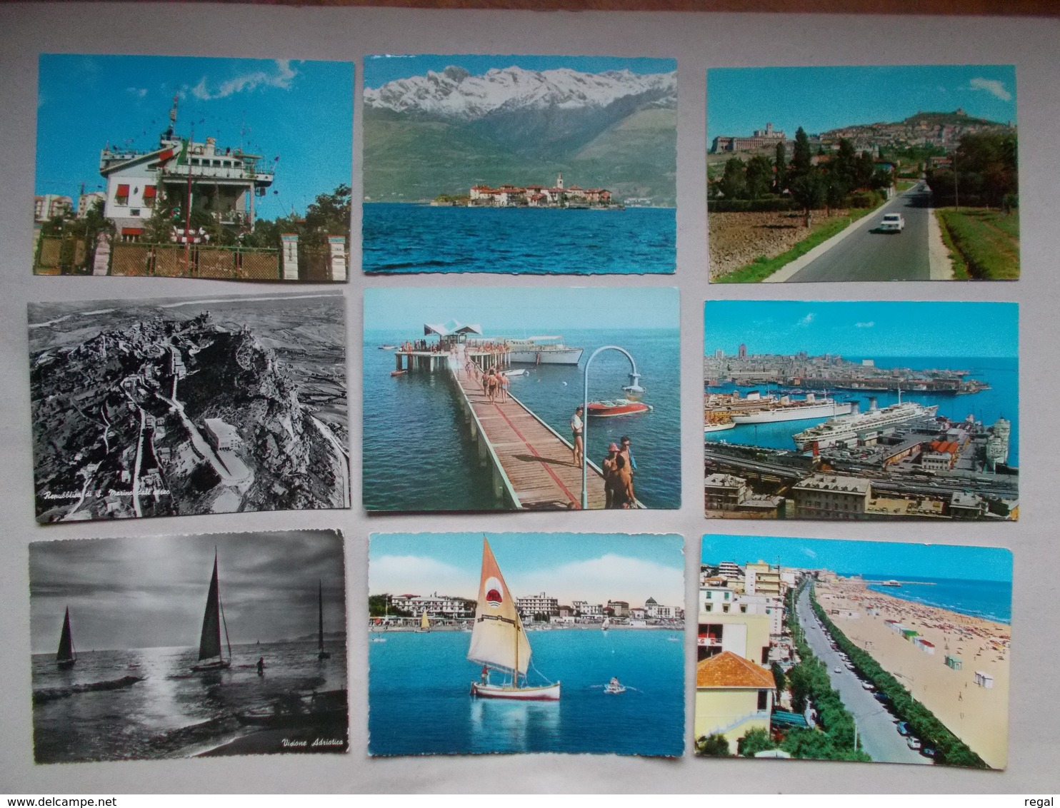 LOT DE 1000 CARTES POSTALES D'ITALIE - 500 Postcards Min.