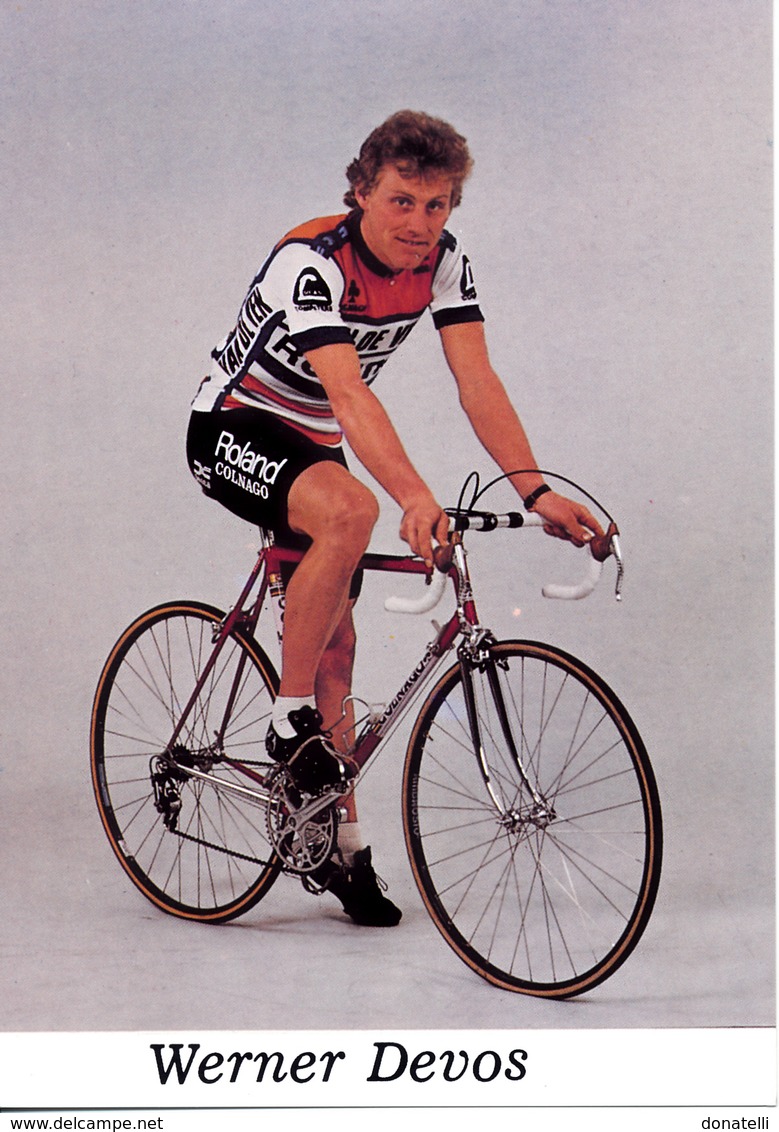 DEVOS Werner BEL (Roeselare (West-Vlaanderen), 11-6-'57) 1986 Roland - Van De Ven - Cyclisme