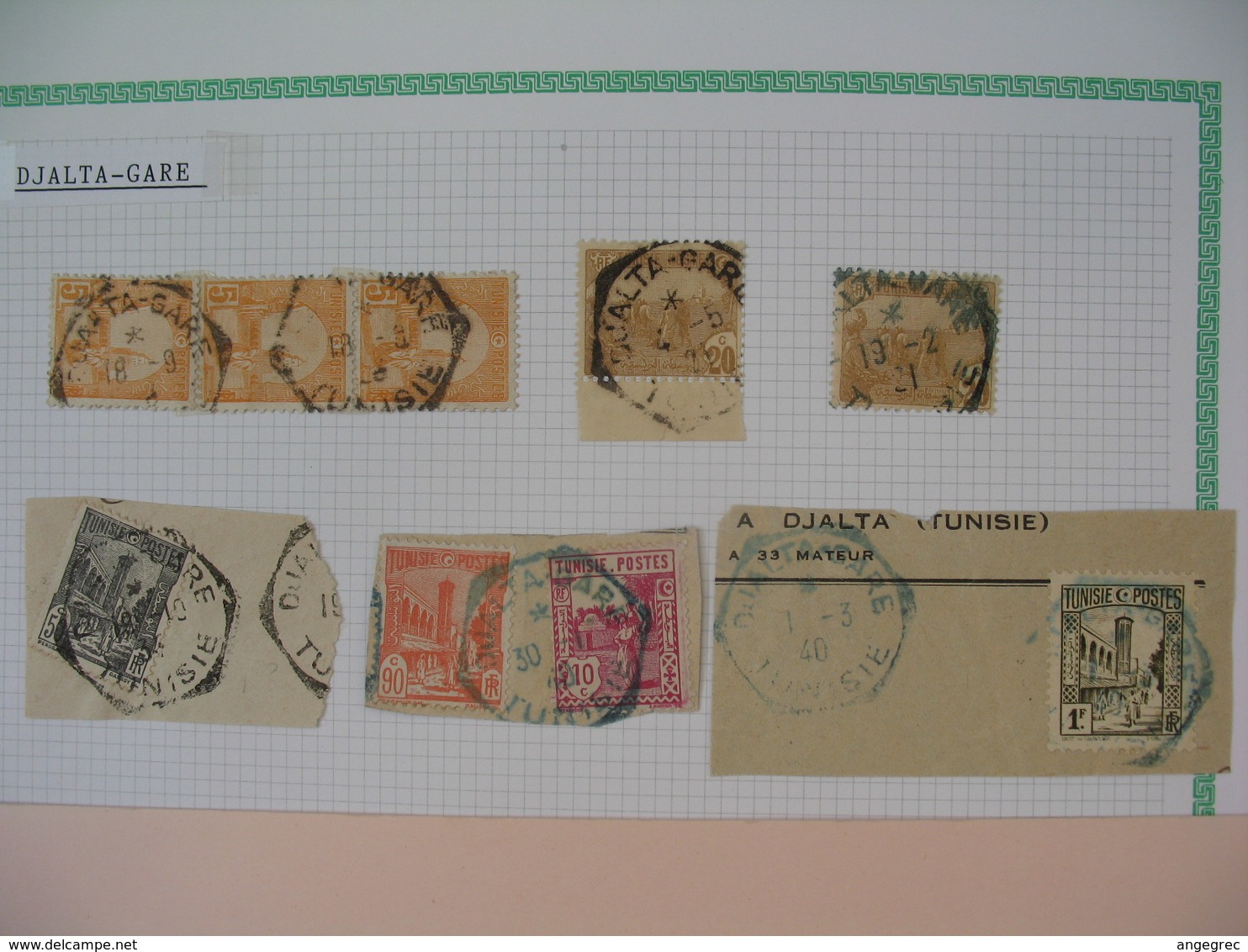 Tunisie Oblitéré, Lot De Timbres, Oblitération  choisies De  Djalta-Gare Voir Scan - Gebraucht