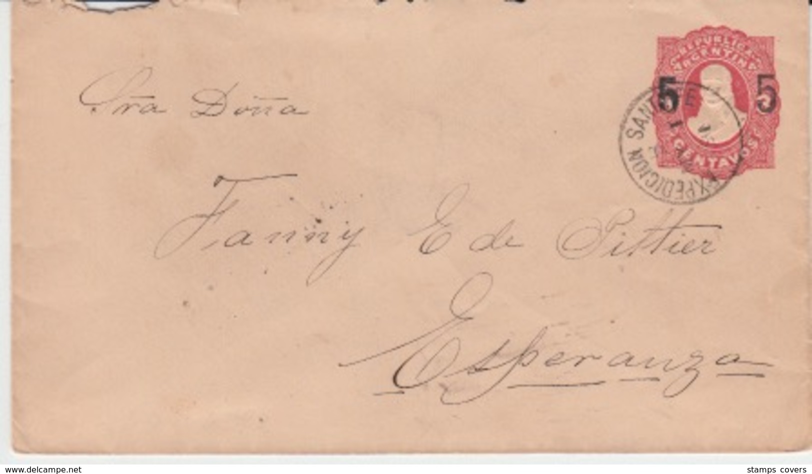 USED LETTER 1891 - Entiers Postaux