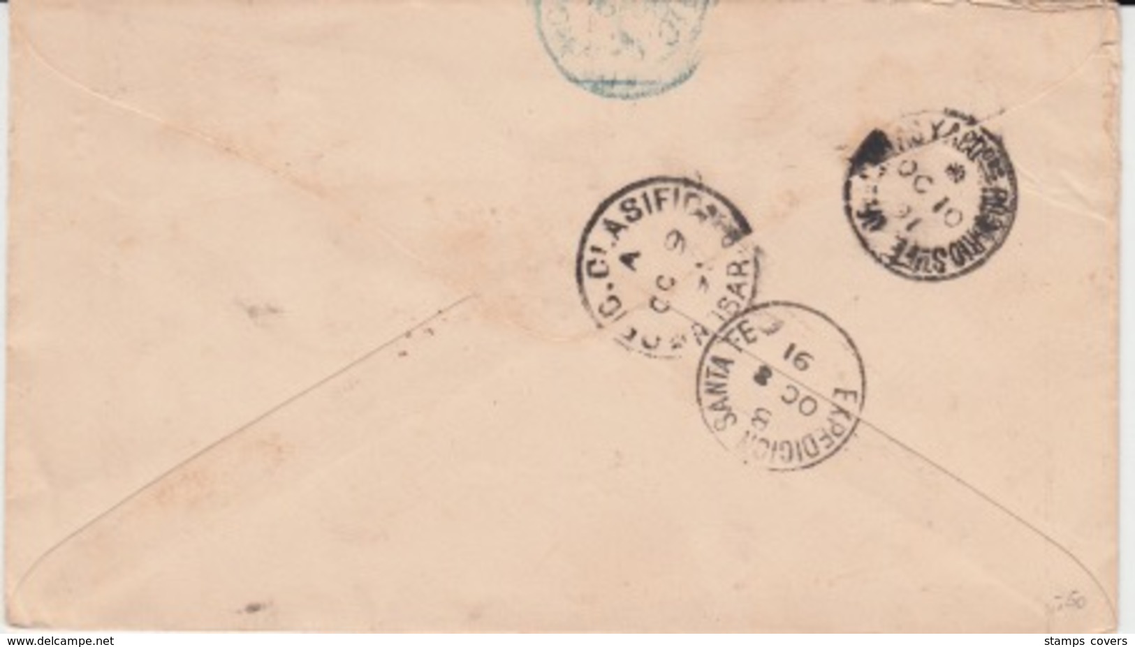 USED LETTER 1890 - Postal Stationery