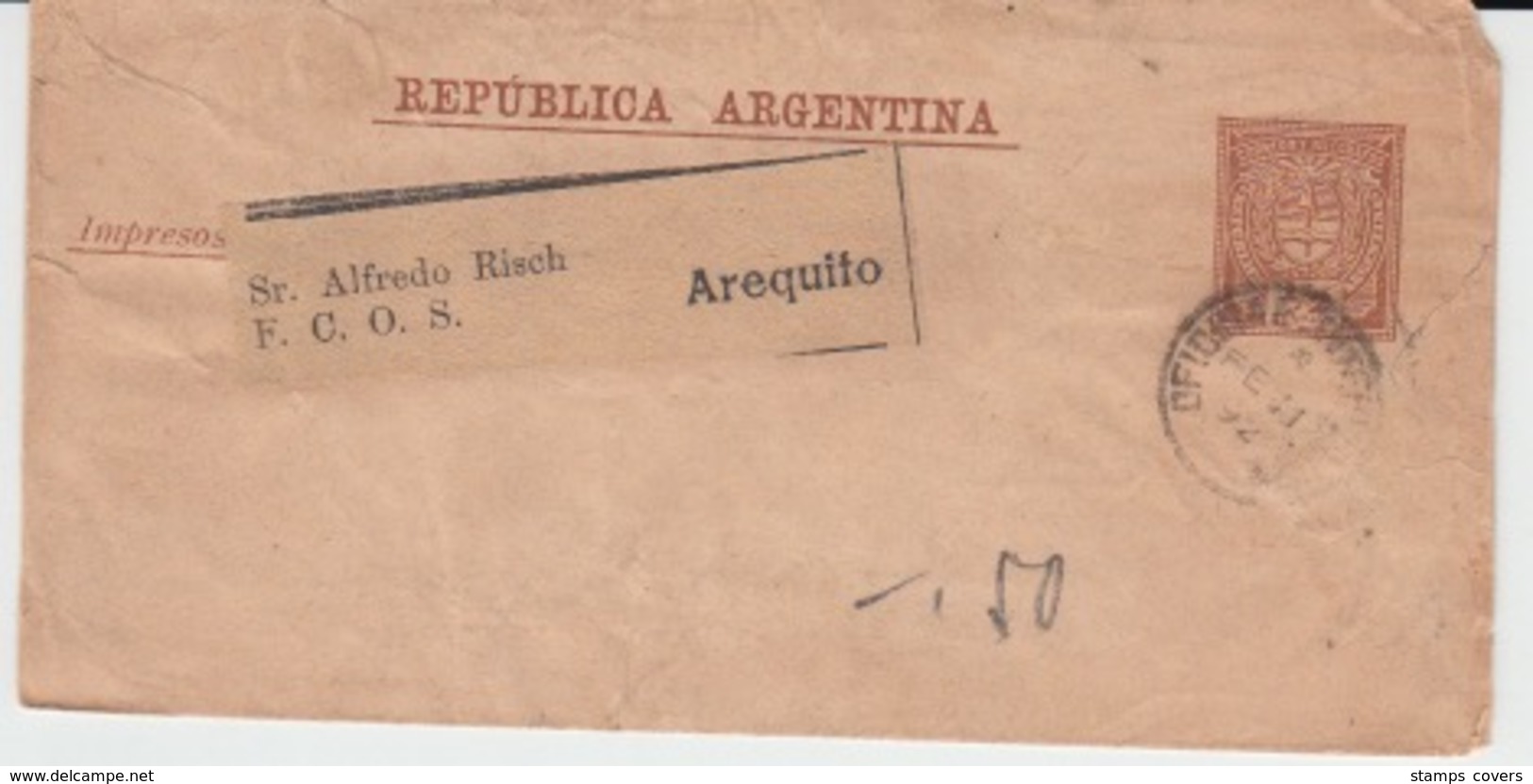 USED LETTER 1892 - Postal Stationery