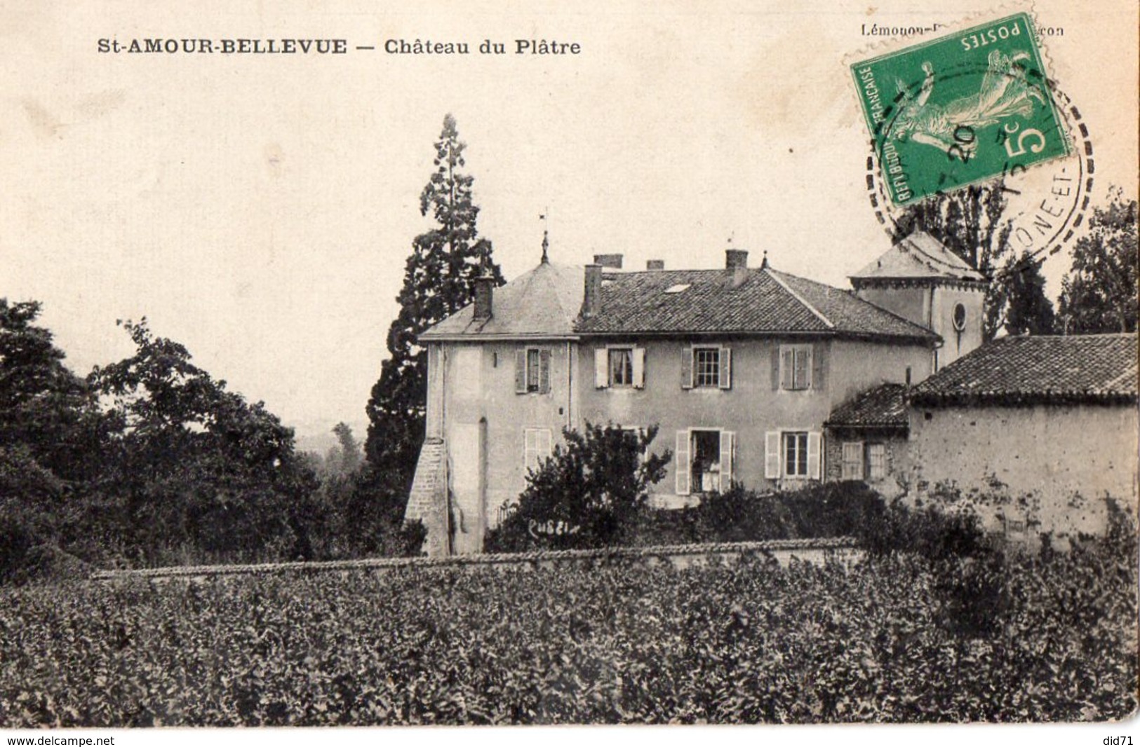 St AMOUR- BELLEVUE - Le Château Du Platre - - Autres & Non Classés