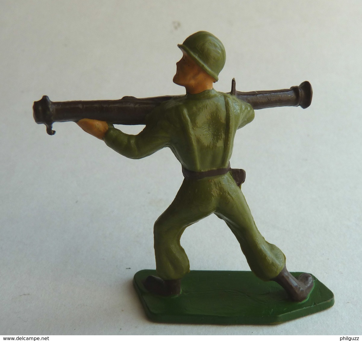 SOLDAT FIGURINE FIG FIG STARLUX 1954 FANTASSIN 11 BAZOOKA (2) Terrasse Verte - Starlux