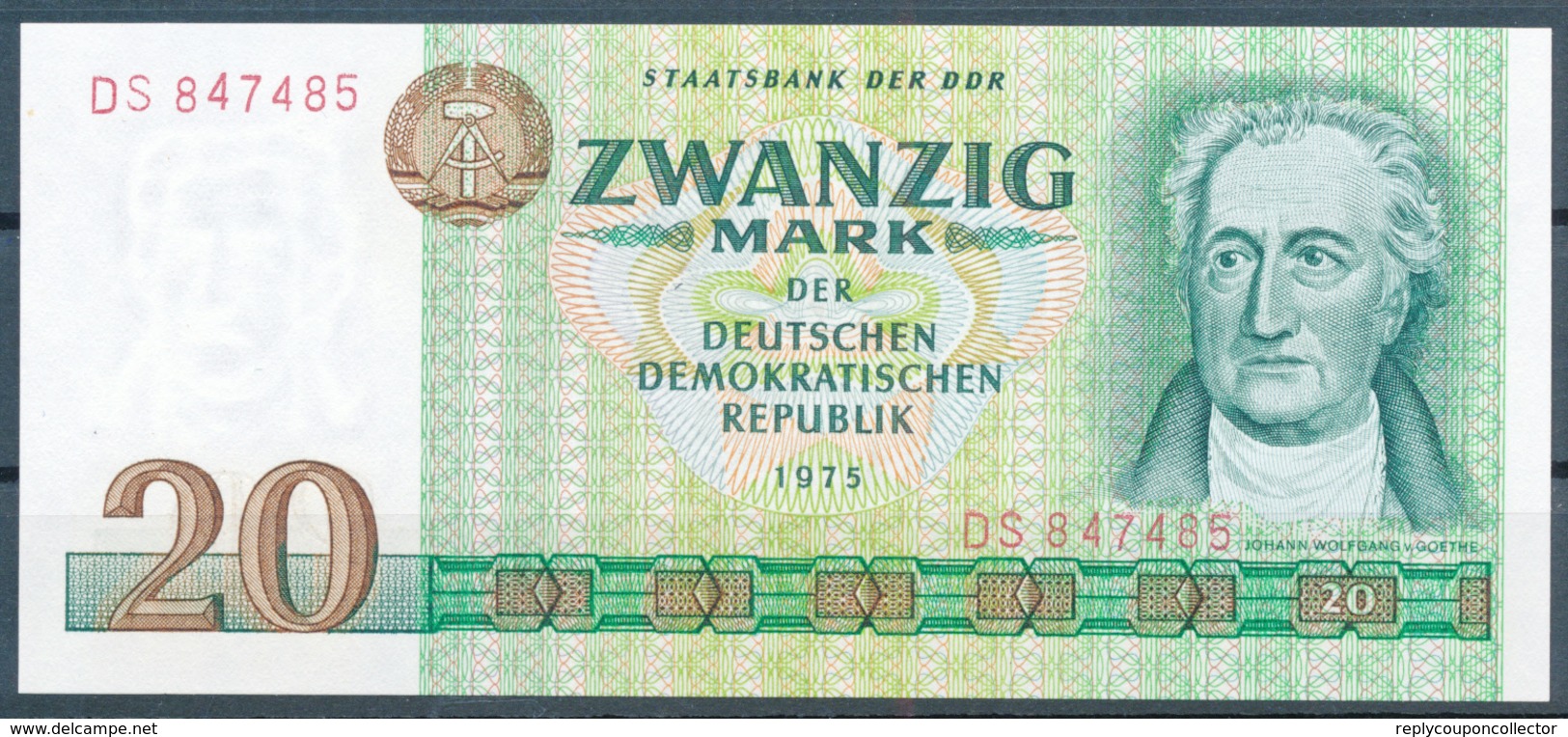 DDR - Staatsbank Der DDR , 5 Banknoten  5 -100 MARK - Ungebraucht - Sammlungen