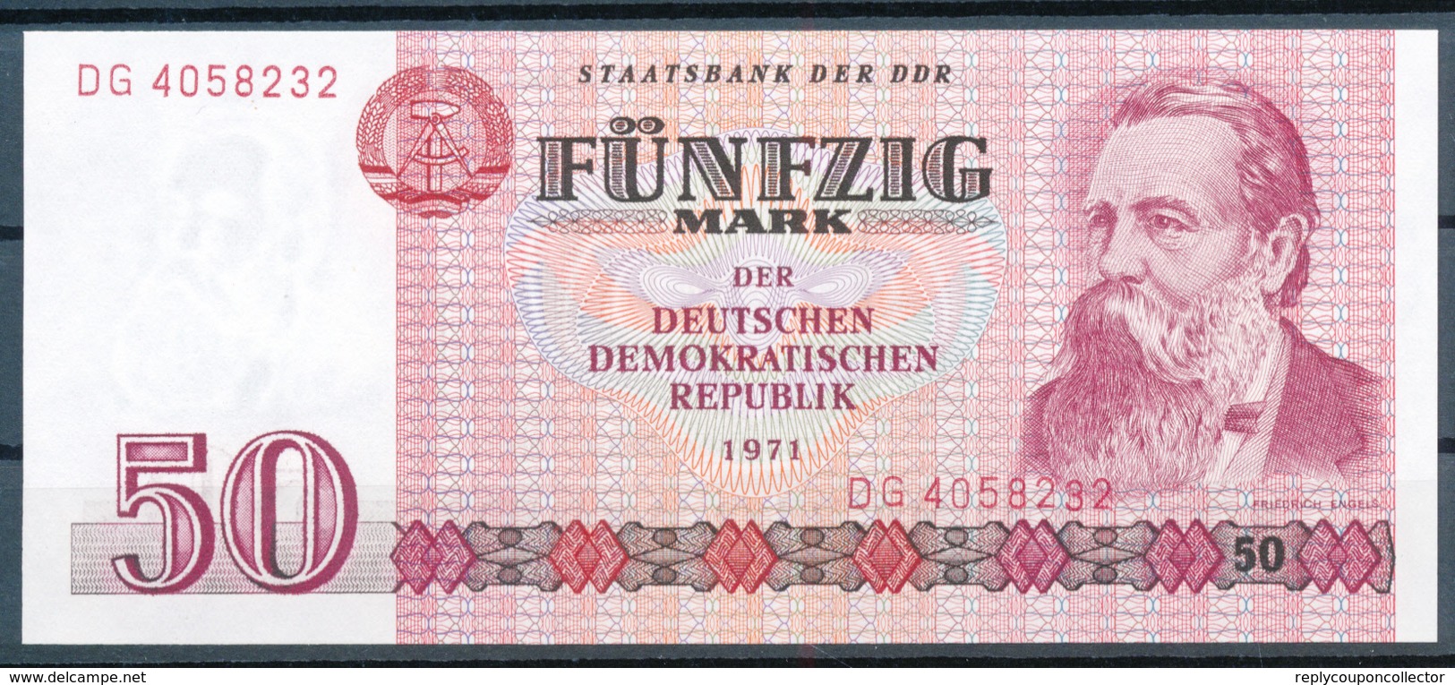 DDR - Staatsbank Der DDR , 5 Banknoten  5 -100 MARK - Ungebraucht - Sammlungen