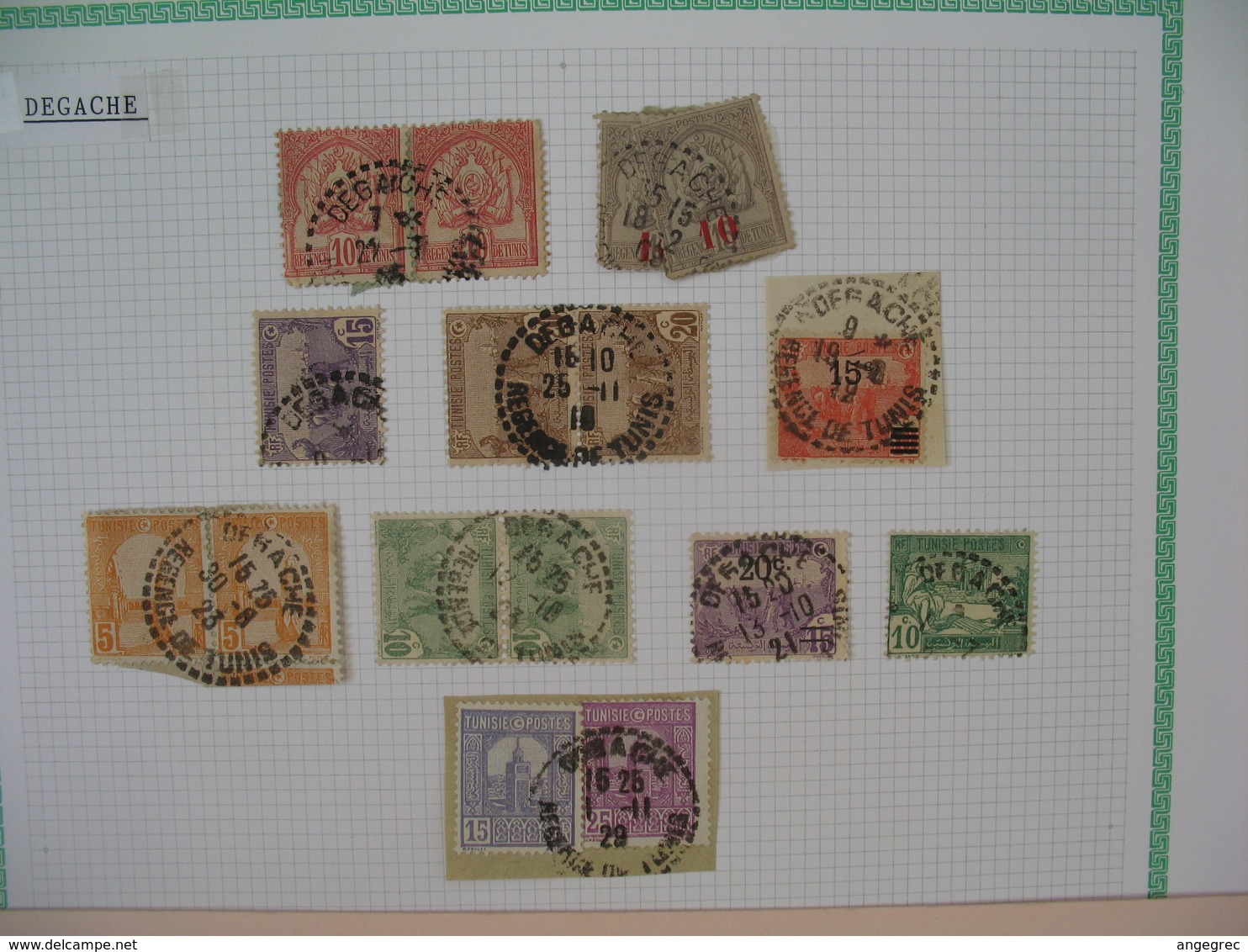Tunisie Oblitéré, Lot De Timbres, Oblitération  choisies De  Degache   Voir Scan - Used Stamps