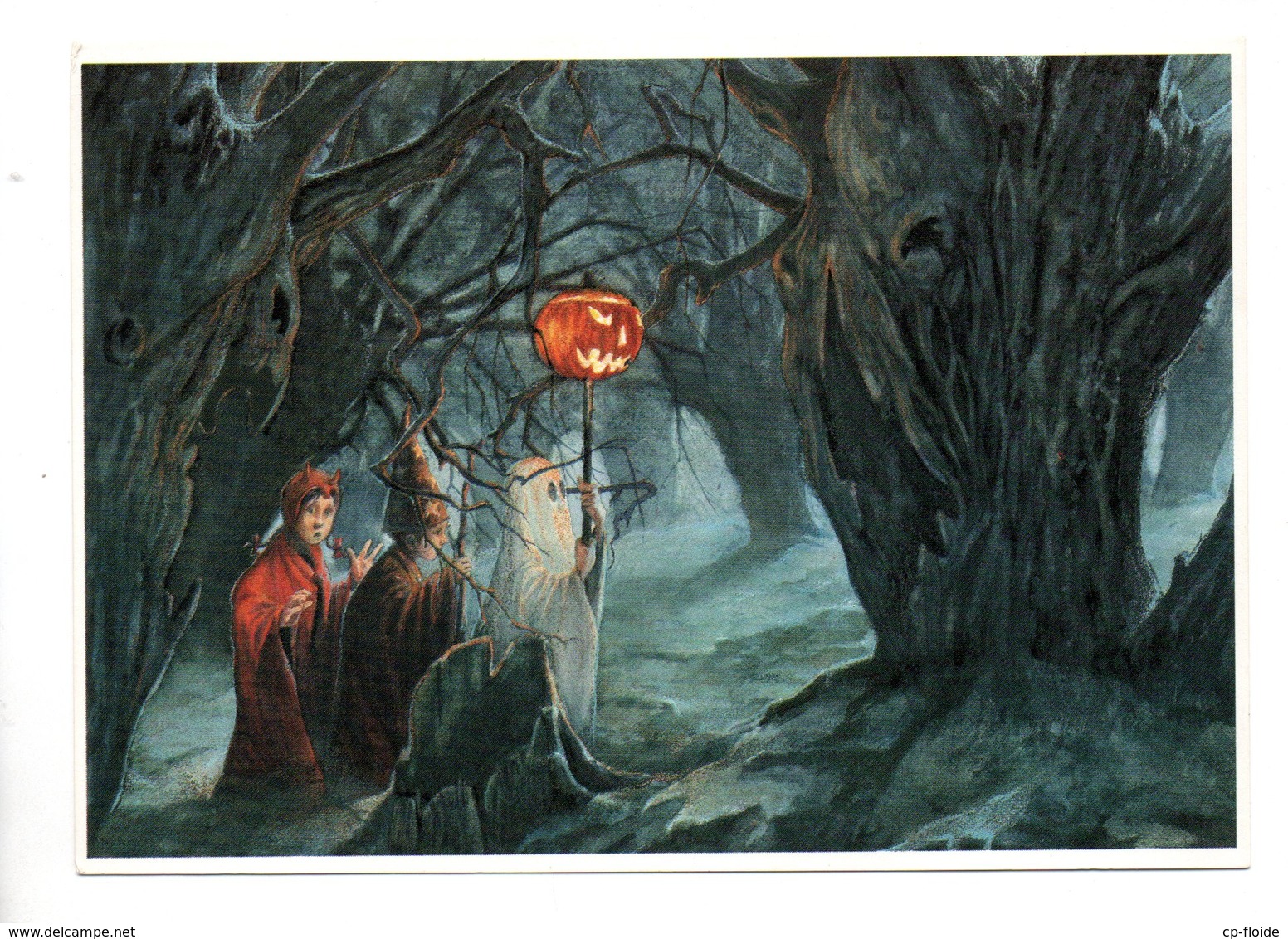 ILLUSTRATEUR . JEAN-BAPTISTE MONGE . " HALLOWEEN " . EXTRAIT DU LIVRE - Réf. N°22815 - - Andere & Zonder Classificatie