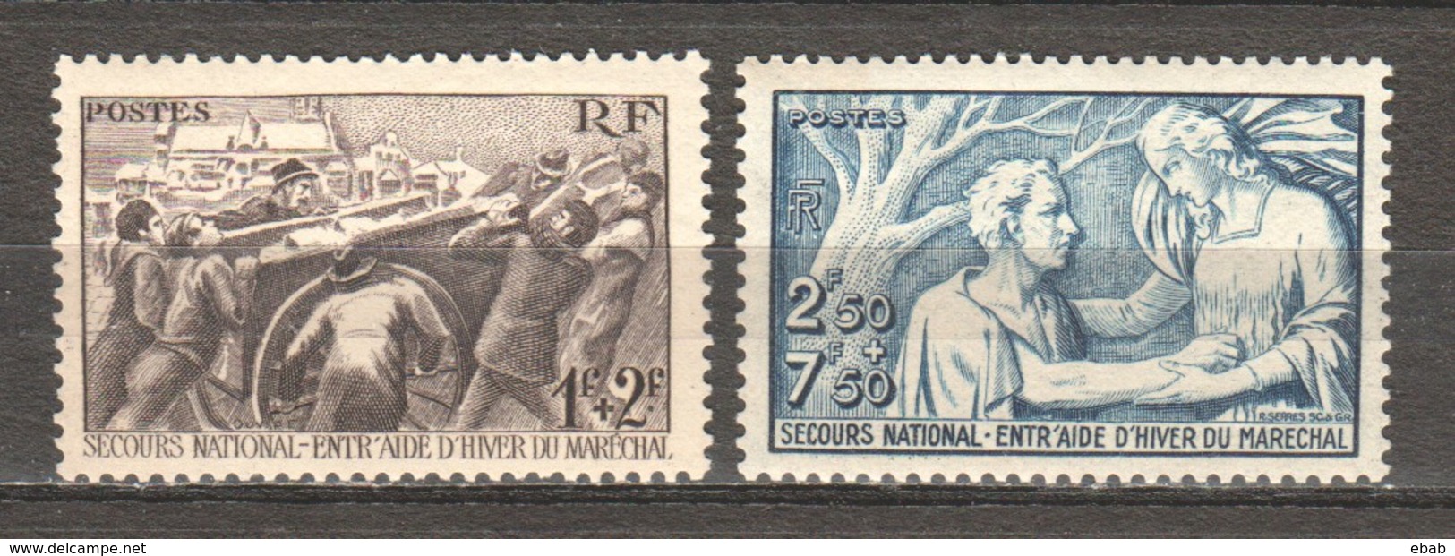 France 1941 Mi 509-510 MNH - Unused Stamps