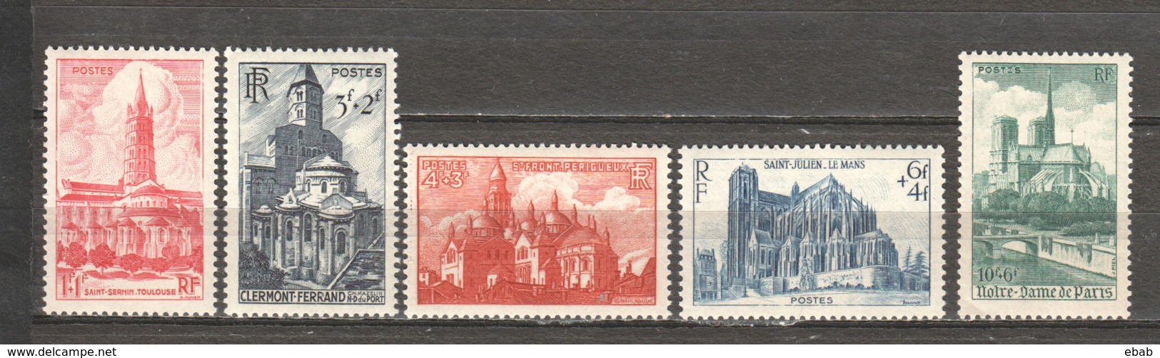 France 1947 Mi 773-777 MNH - Unused Stamps