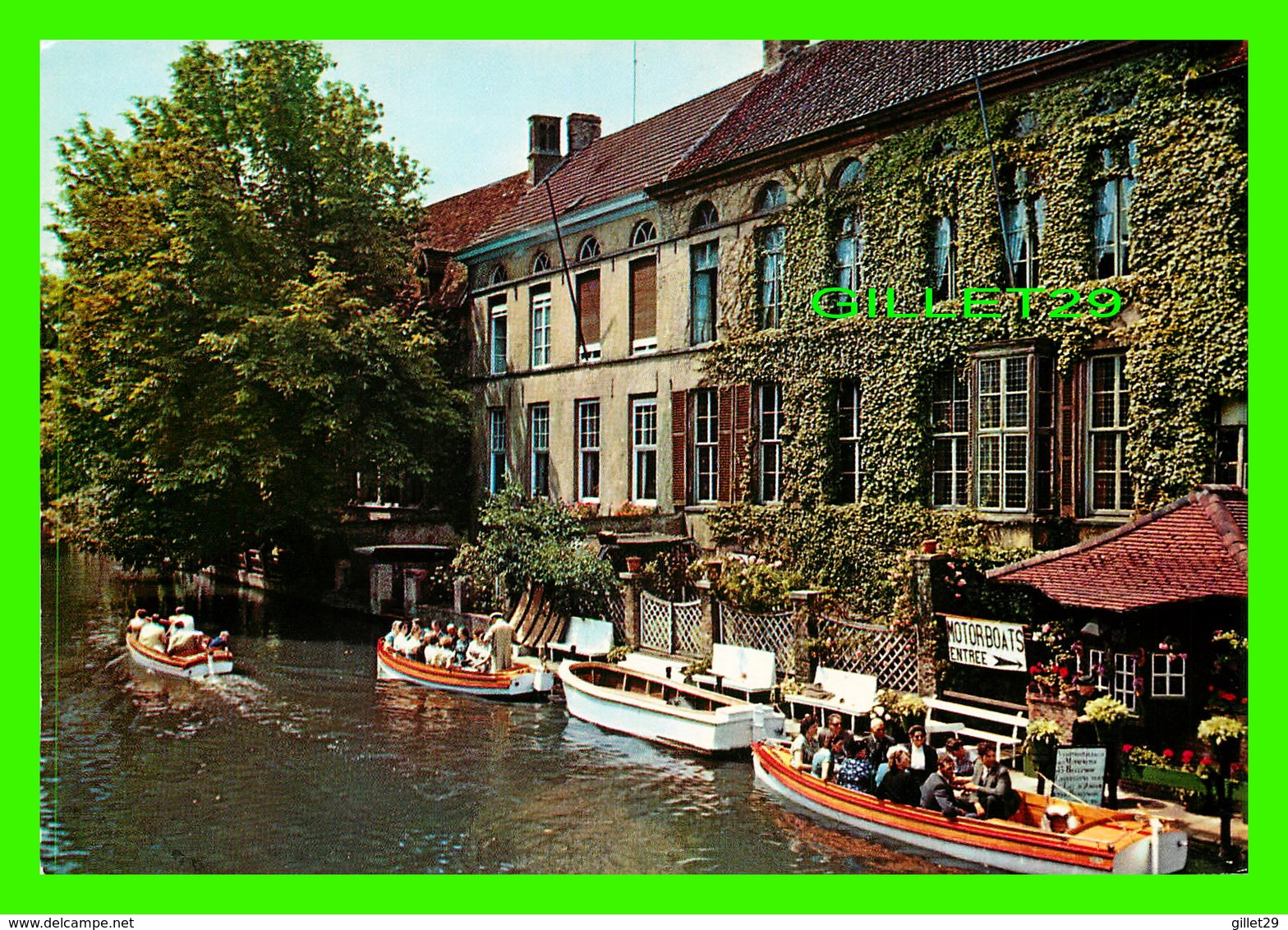 BRUGES, BELGIQUE - LE DYVER - KRUGER - ANIMÉE DE BATEAUX - - Brugge