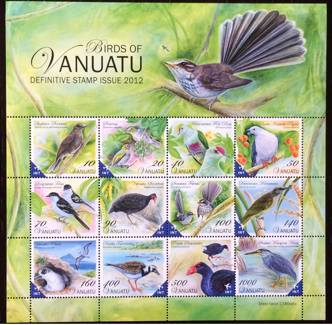 Vanuatu 2012; Animals & Fauna, Birds; MNH / ** VF; CV 80 Euro!! - Sonstige & Ohne Zuordnung