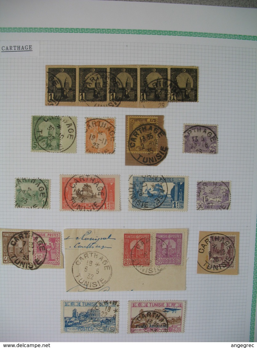 Tunisie Oblitéré, Lot De Timbres, Oblitération  choisies De  Carthage  Voir Scan - Used Stamps