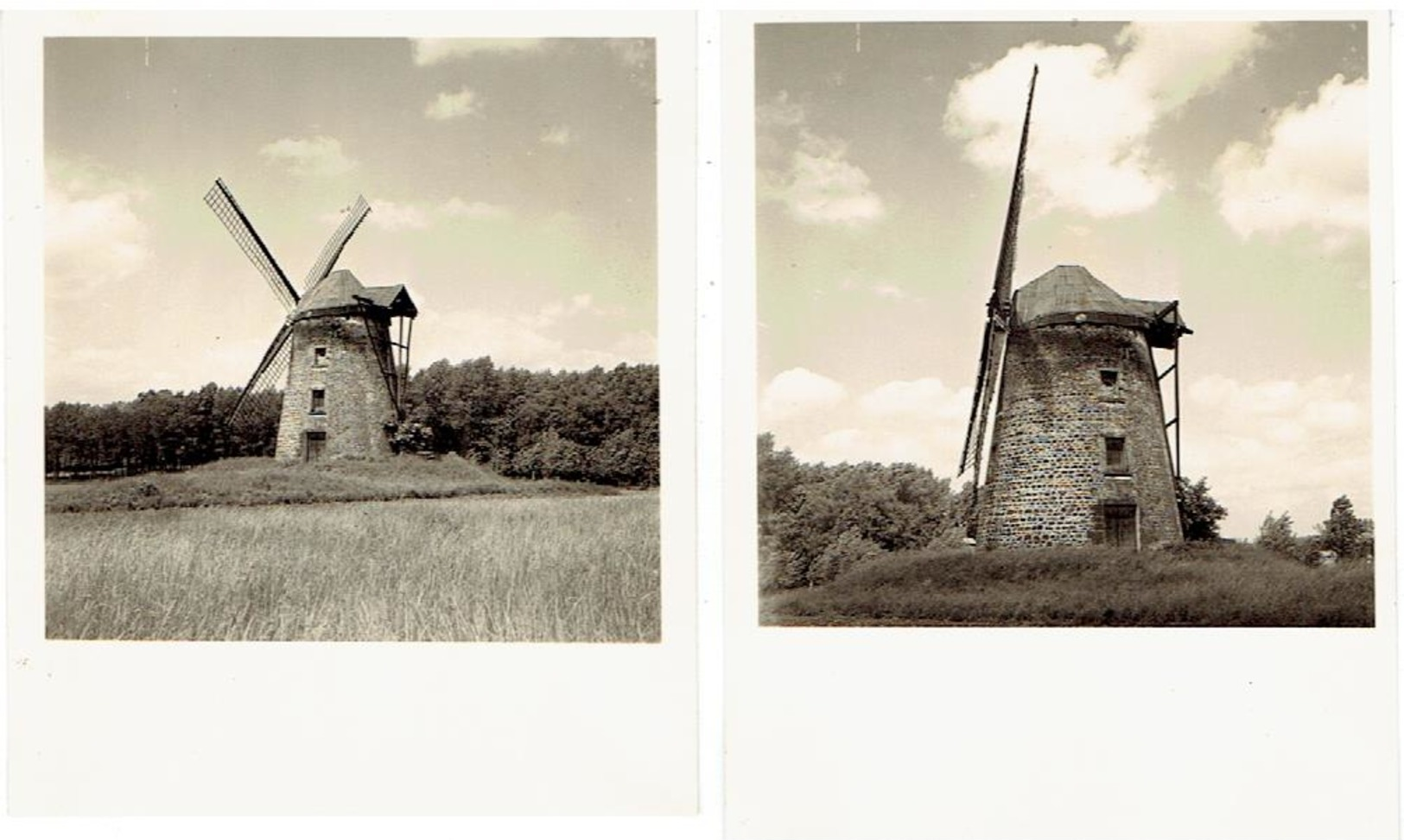 STAMBRUGES - 8 Photos - 9 X 12 Cm ( 1 Piece ) + 7 Pieces 7,7 X 6,2 Cm - Le Moulin Environs 1956 - Beloeil